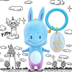 LABUBU & PIPPO - POP MART The Monsters 10th Anniversary Series Figure Keychain